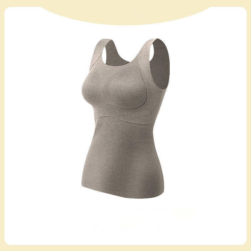 Womens Thermal Tank Tops With Built in Bra