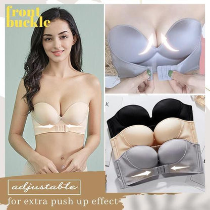 SUMMER SALE INVISIBLE STRAPLESS SUPER PUSH UP BRA