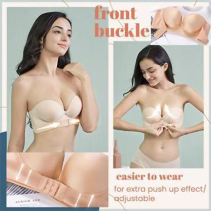 SUMMER SALE INVISIBLE STRAPLESS SUPER PUSH UP BRA