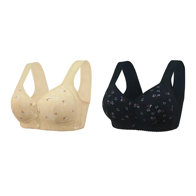 COMFORTABLE  CONVENIENT FRONT BUTTON BRA