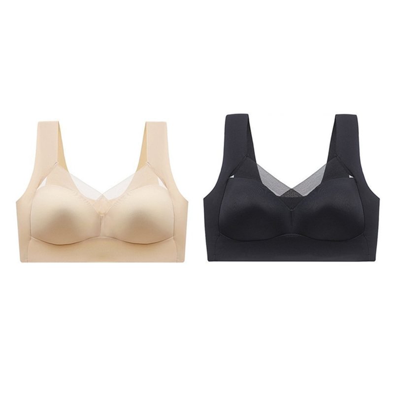 Plus Size Seamless Push Up Wireless Bras