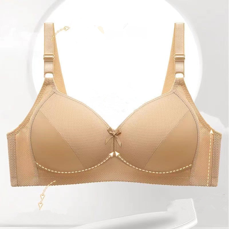 Plus size underwear bra Underwear Wire Free Comfort Soft Thin Breathable
