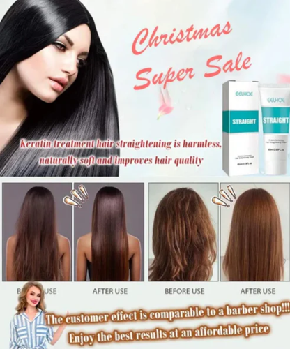 ✨LAST DAY SALE 50% OFF✨ Silk & Keratin Hair Straightening Cream