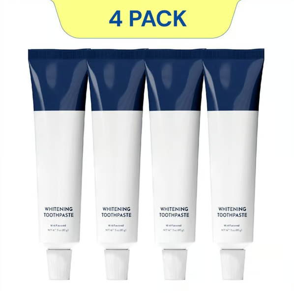 🦷 Fluoride-Free Hydroxyapatite Teeth Whitening Toothpaste with Coconut Oil & Xylitol ❄️