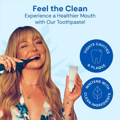 🦷 Fluoride-Free Hydroxyapatite Teeth Whitening Toothpaste with Coconut Oil & Xylitol ❄️