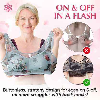 Ice Silk Lace Cooling Comfort Bra