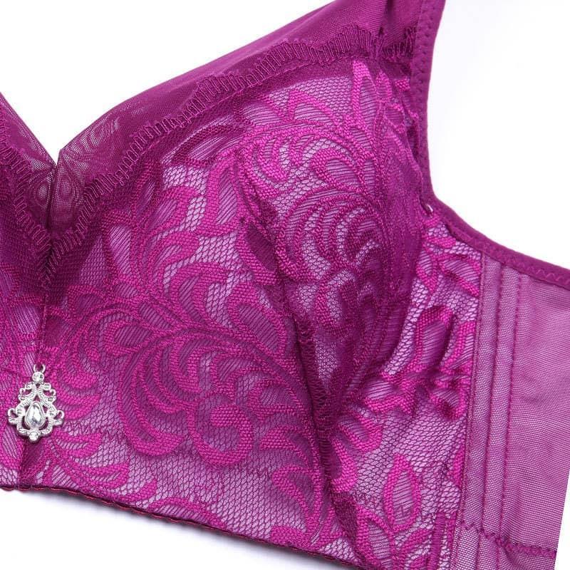 LACE BRA PLUS SIZE FULL CUP SHOULDER BAND ADJUSTABLE