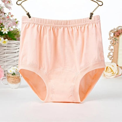New High-Waist Ladies Cotton Panties Plus Sizes