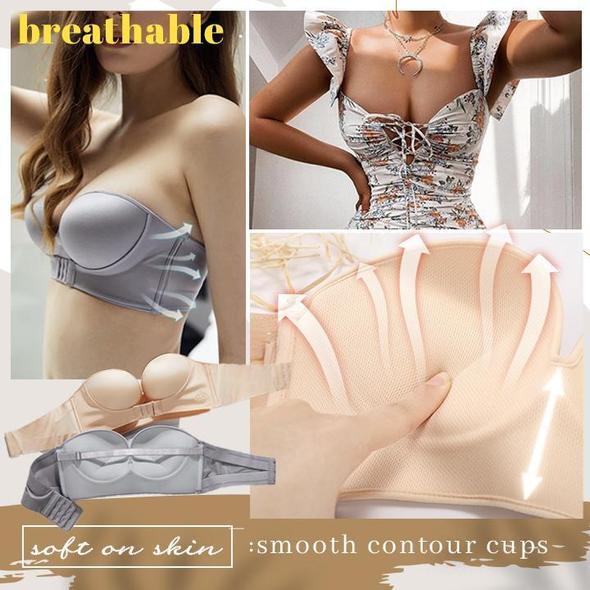 SUMMER SALE INVISIBLE STRAPLESS SUPER PUSH UP BRA