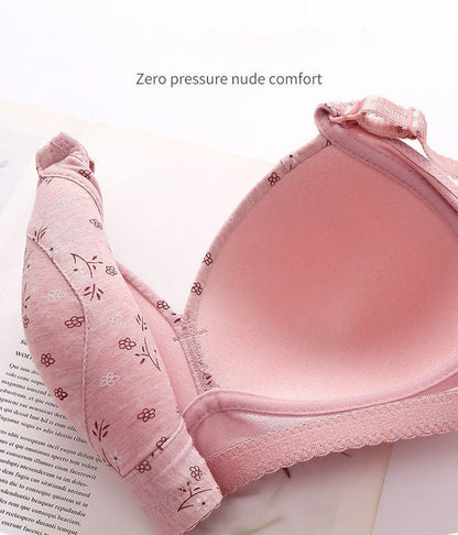2022 Large size thin underwear anti-sagging bra
