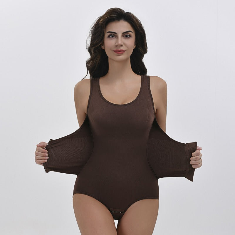BUTTONED SHAPEWEAR BODYSUIT