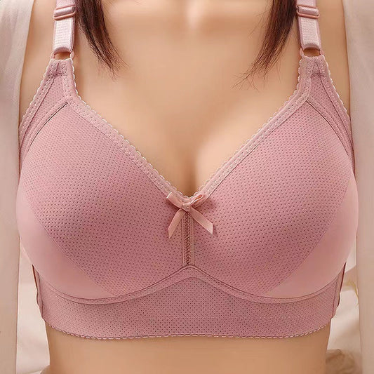 Plus size underwear bra Underwear Wire Free Comfort Soft Thin Breathable