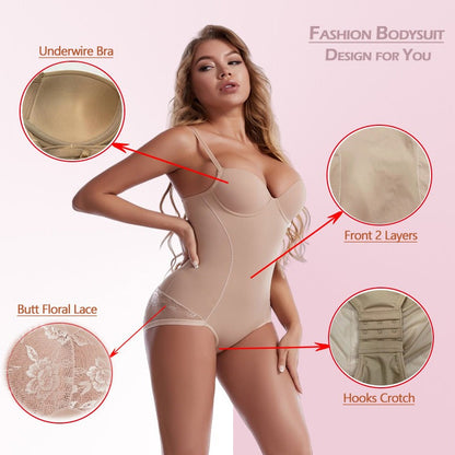 LACE BODYSUIT SHAPEWEAR (LAST DAY BUY 2 GET 1 FREE)