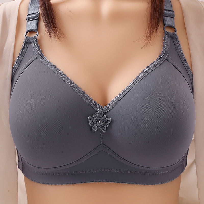2025 NEW PLUS SIZE BRA UNDERWEAR WIRE FREE COMFORT SOFT THIN BREATHABLE