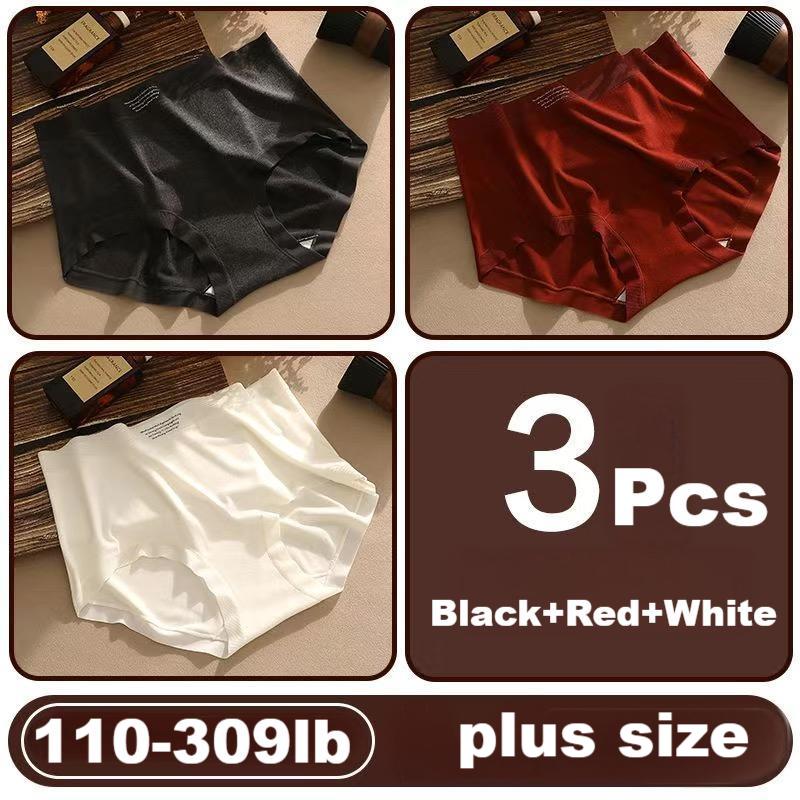 High waist womens underwear tummy control warm antibacterial panties