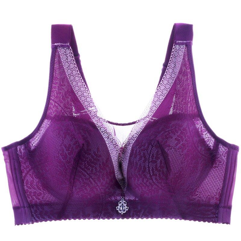 PLUS SIZE WIRELESS BREAST-RECEIVING ADJUSTABLE PUSH UP BRA