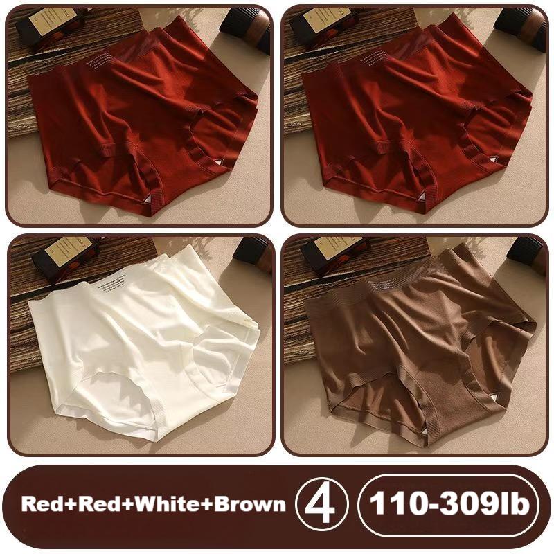 High waist womens underwear tummy control warm antibacterial panties