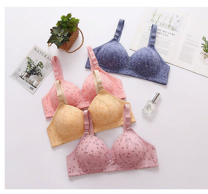 2022 Large size thin underwear anti-sagging bra