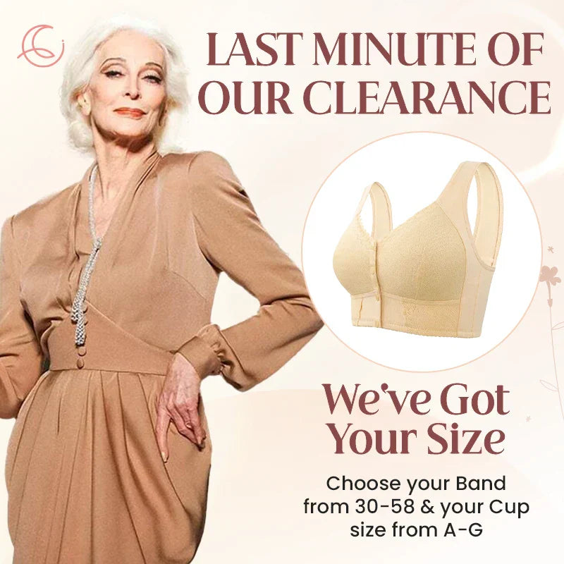 2024 New Front Closure Breathable Bra for Seniors