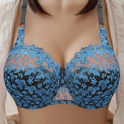 PLUS SIZE BRA WOMEN UNDERWEAR WIRE FREE COMFORT SOFT THIN BREATHABLE