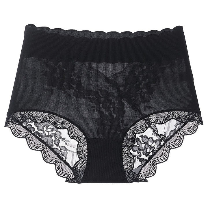 High waist lace panties（Buy 1 get 1 free)