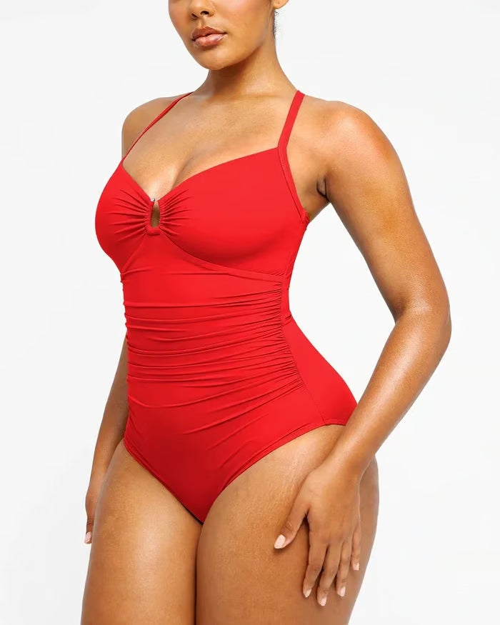 🩱Smart Sculpt U-Ring Cut Out Tummy Control Shaping Swimsuit