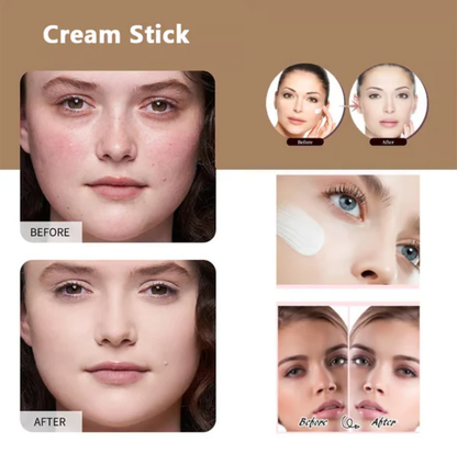 💥BUY 1 GET 1 FREE💥⏰💕🌟Cream Stick V White Korean Color-Changing Foundation Stick with Volufiline