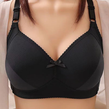 Plus size underwear bra Underwear Wire Free Comfort Soft Thin Breathable