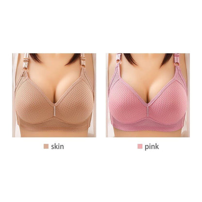 2022 Plus Size Bra Women Underwear Wire Free Comfort  Soft Breathable