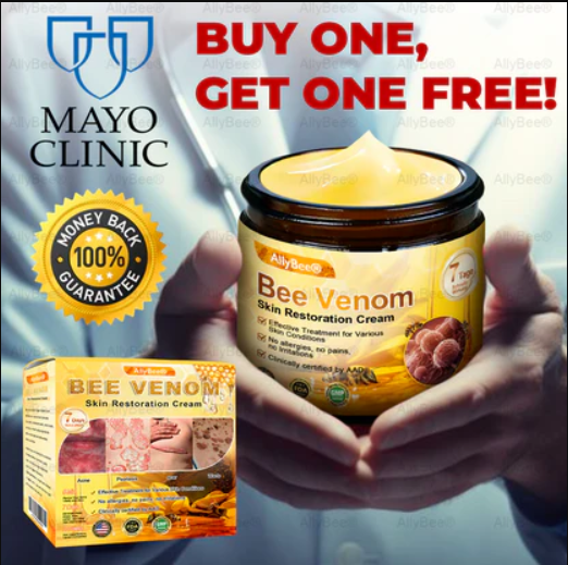 Mayo Clinic Official: AllyBee® Skin Treatment Cream Anti-aging, Hydrating, Skin Repair, Even Tone, Acne and Dark Spot Treatment, Wart and Mole Removal, Psoriasis Relief