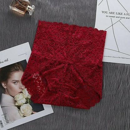 Sexy High Waist Pretty Lace Panties