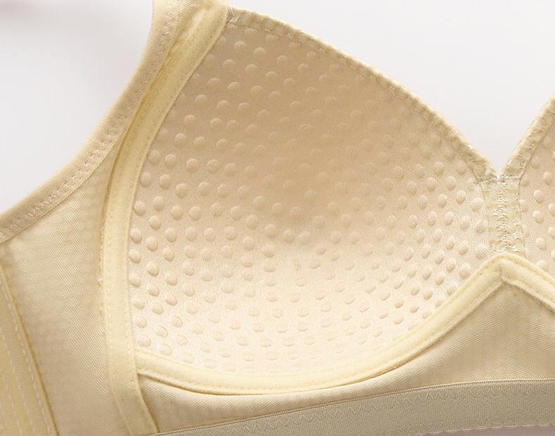 2023 WOMEN BACK BUCKLE COTTON BRAS WIRE FREE PLUS SIZE SHOULDER STRAPS BRASIERES COMFORT