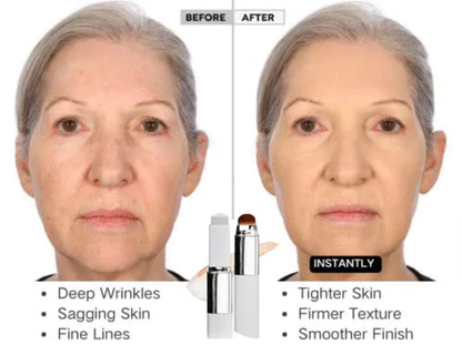 Cream Stick V White Korean Color-Changing Foundation Stick with Volufiline