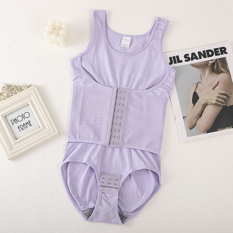 BUTTONED SHAPEWEAR BODYSUIT