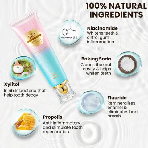 ✨ 🦷 Niacinamide Whitening Toothpaste - For Healthier, Whiter Teeth!