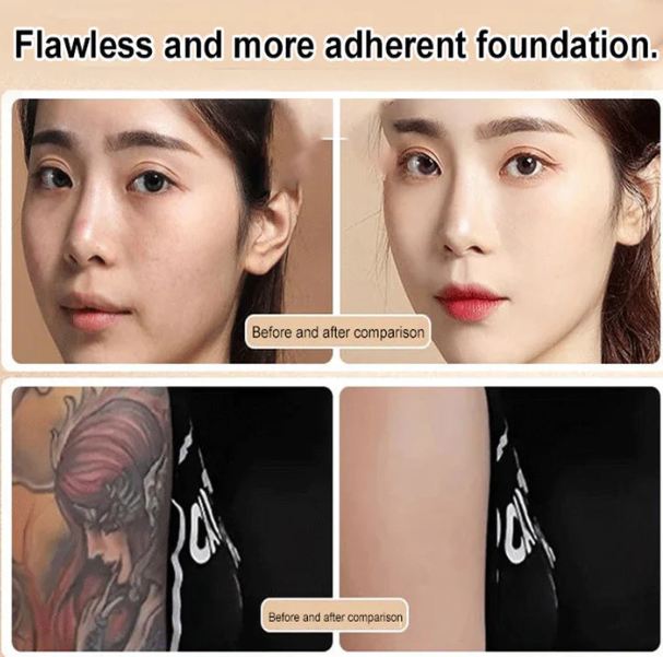 🔥Vente chaude🔥Bâton de Fond de Teint Mat Velouté avec Brosse Fine