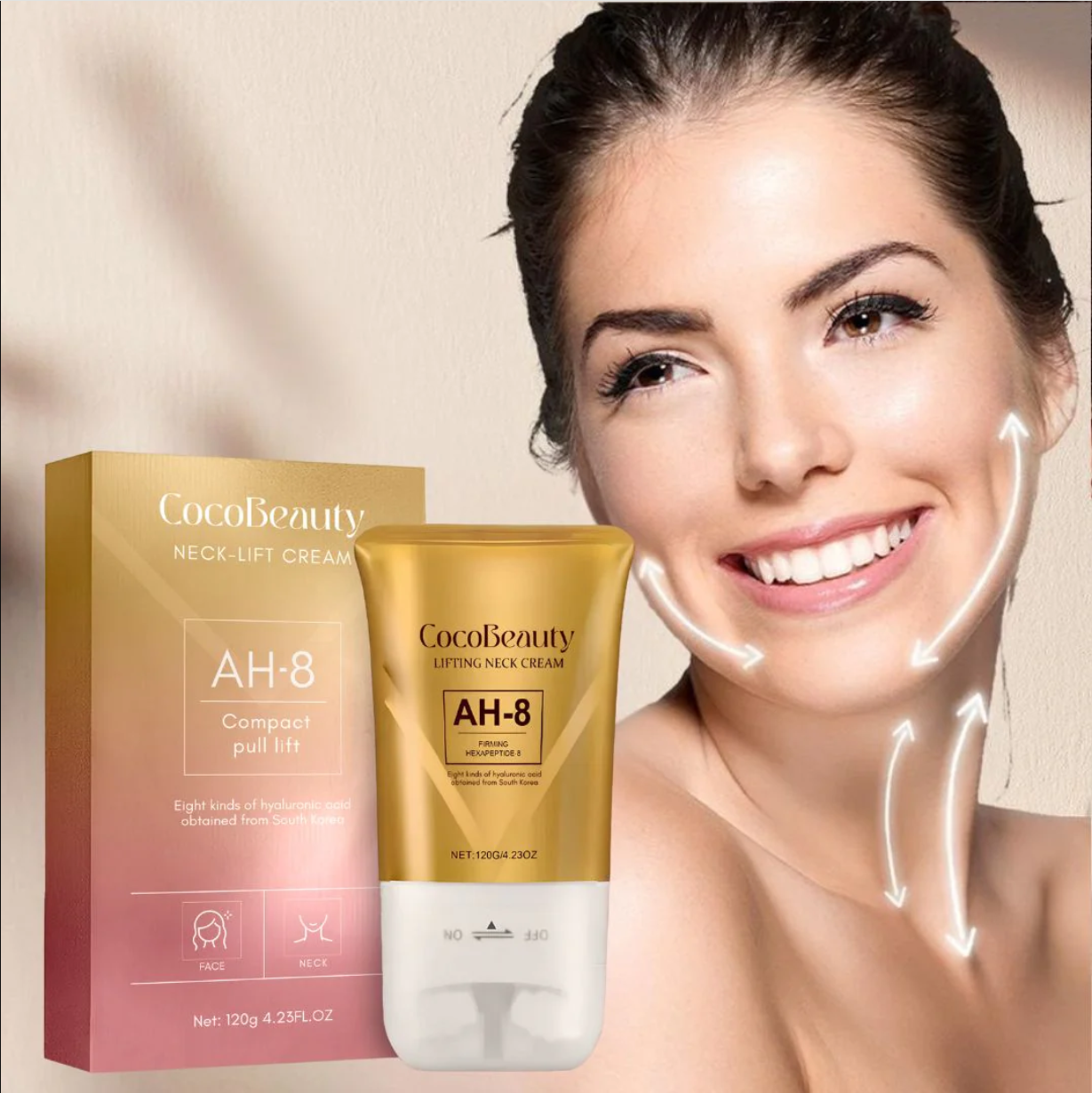 TIGHTEN & LIFT NECK CREAM by CocoBeauty